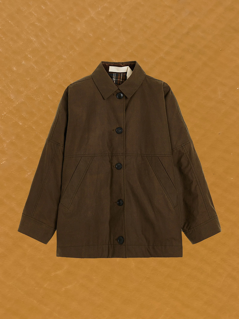 Moa Jacket Oilskin bark wax coat aiayu cover