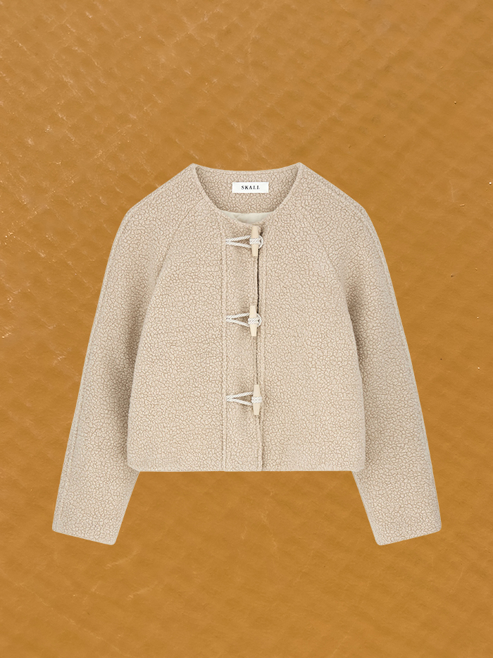birley jacket recycled wool ecru skall studio packshot