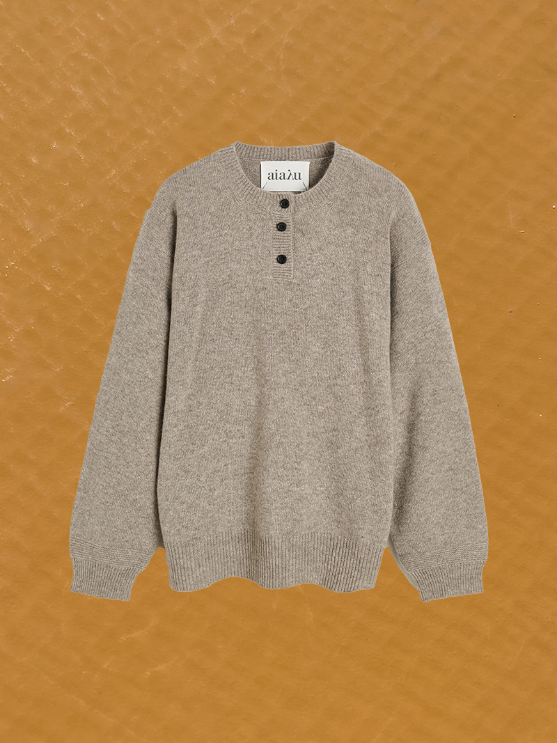 Franco Sweater Pure Yak wool pure soil aiayu