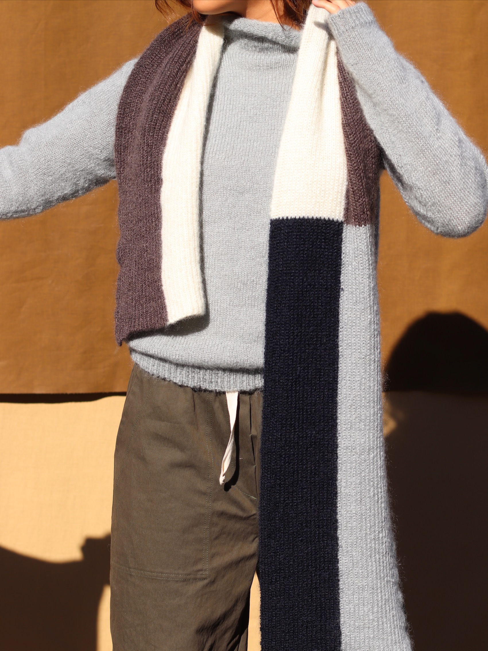 Hannah scarf knitwit stable baambrugge fant mohair