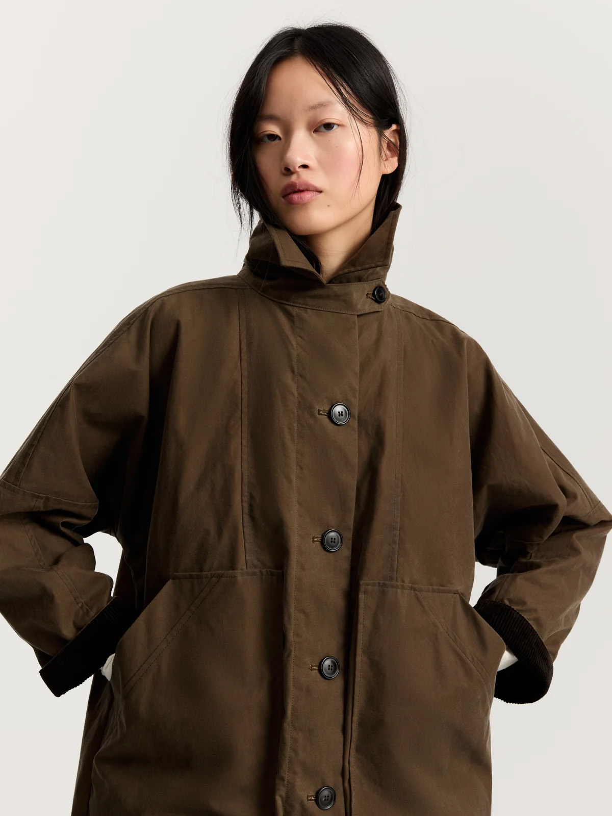 Jay Coat Oilskin bark aiayu wax coat