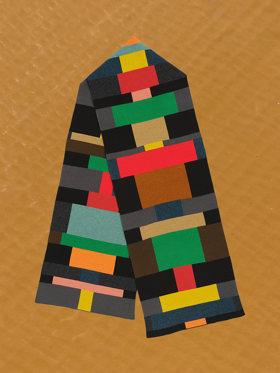 jo gordon lamb wool scarf large colourblock column jo gordon knitwear shop online uk nl