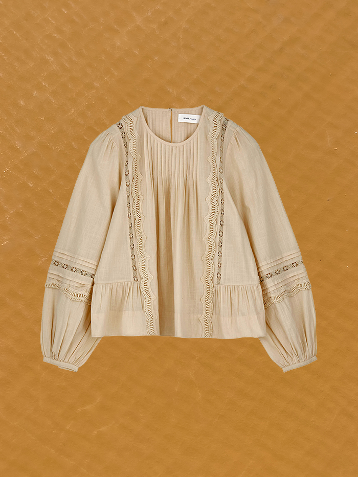 leaf shirt antique beige skall studio cover