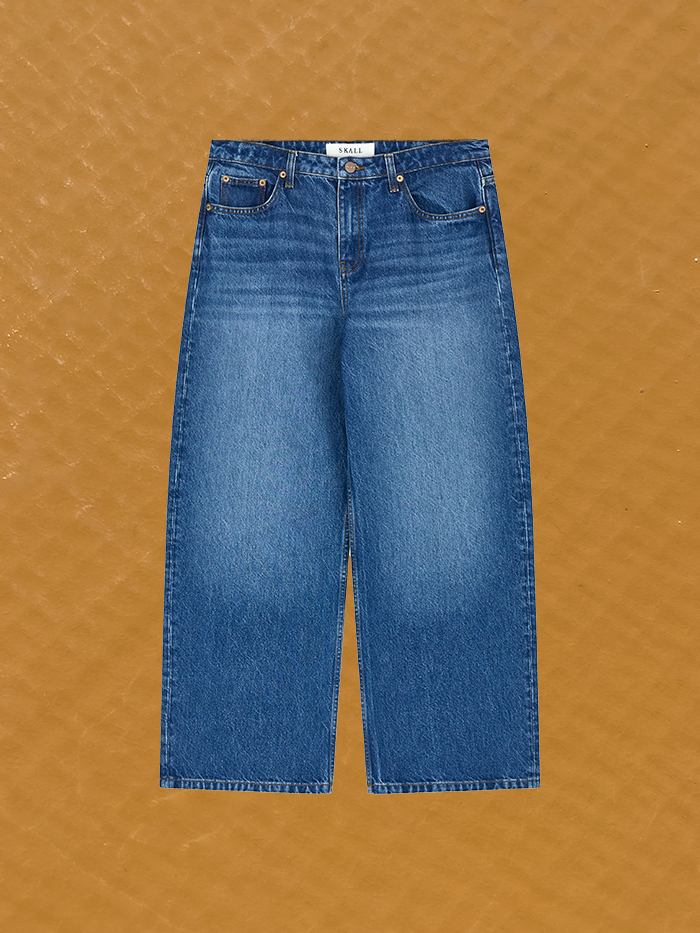taylor cropped jeans gots denim vintage washed blue skall studio