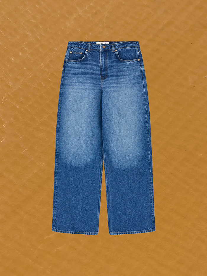 willow wide leg jeans denim gots vintage washed blue skall studio packshot