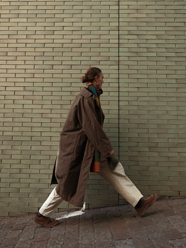 Jay Coat Oilskin bark aiayu shop online wax coat cover