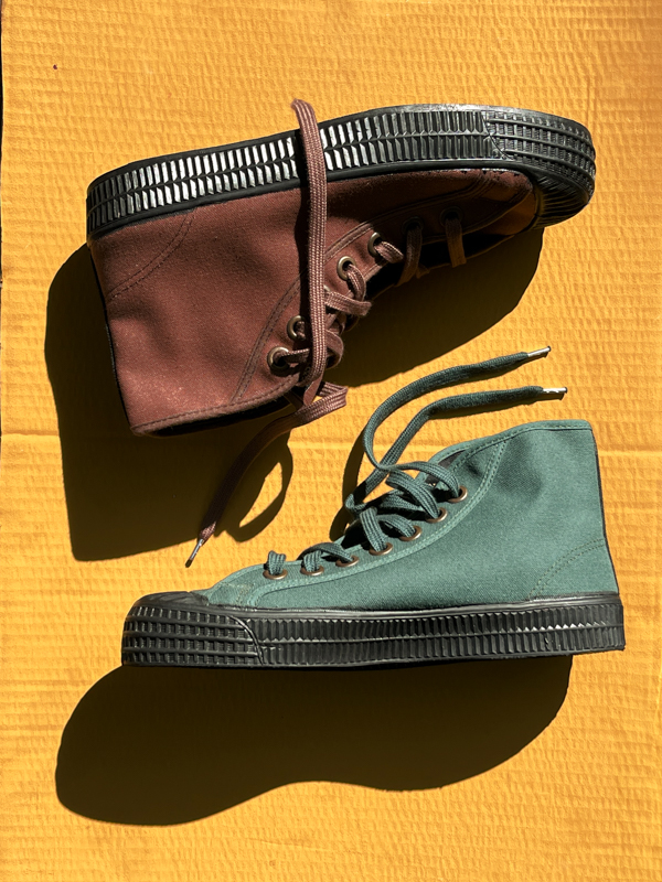 novesta star dribble natural rubber sustainable sneakers sustainable shoes green brown cover