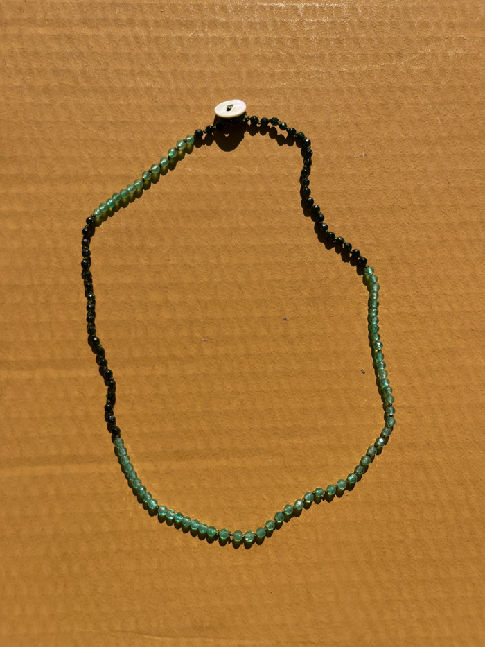 green goldstone beads onyx hand knot jewellery gemstones vintage kem x bien necklace