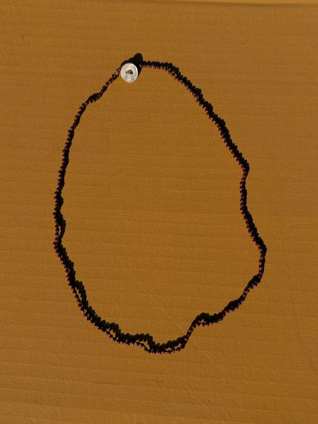 hand knot jewellery gemstones vintage kem x bien necklace vintage glass beads brown cover