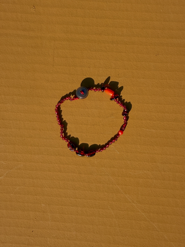 garnet hand knot jewellery gemstones vintage kem x bien