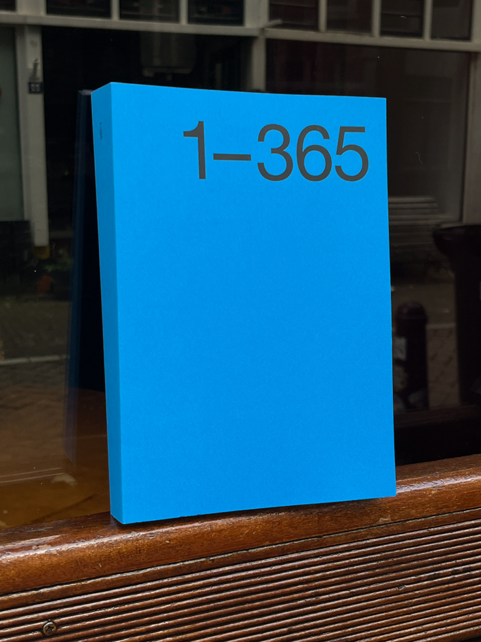 365 journal No. 299 blue marjolein delhaas stationary sustainable graphic design