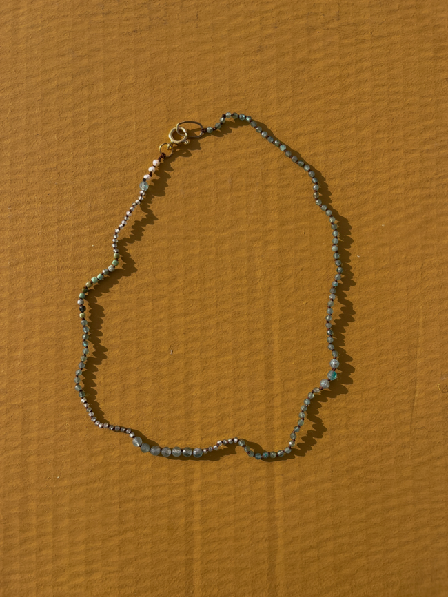 hand knot jewellery gemstones vintage kem x bien necklace apetit