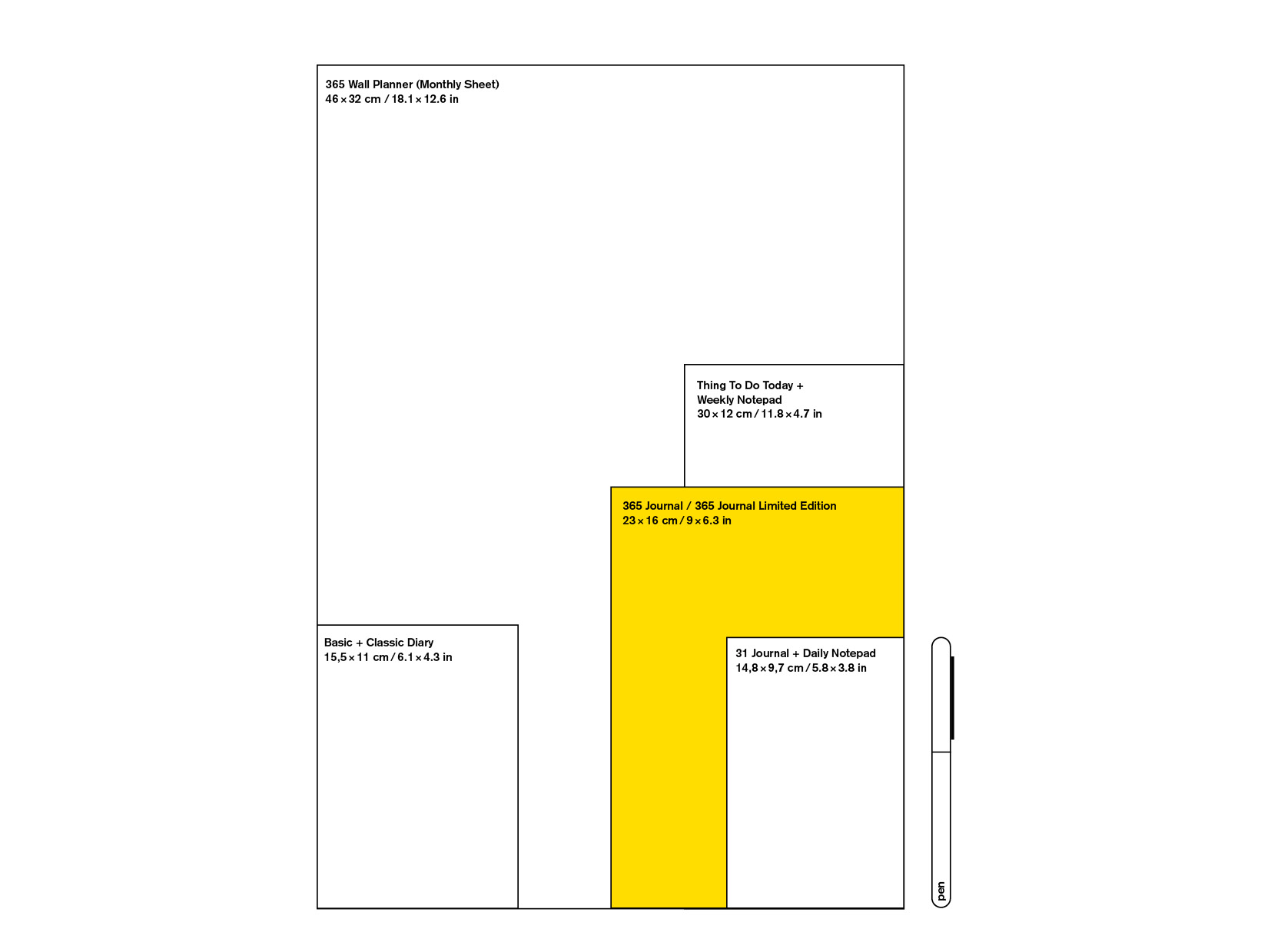 Journal 365 layout content Marjolein Delhaas Rotterdam Stationary notebook writing paper