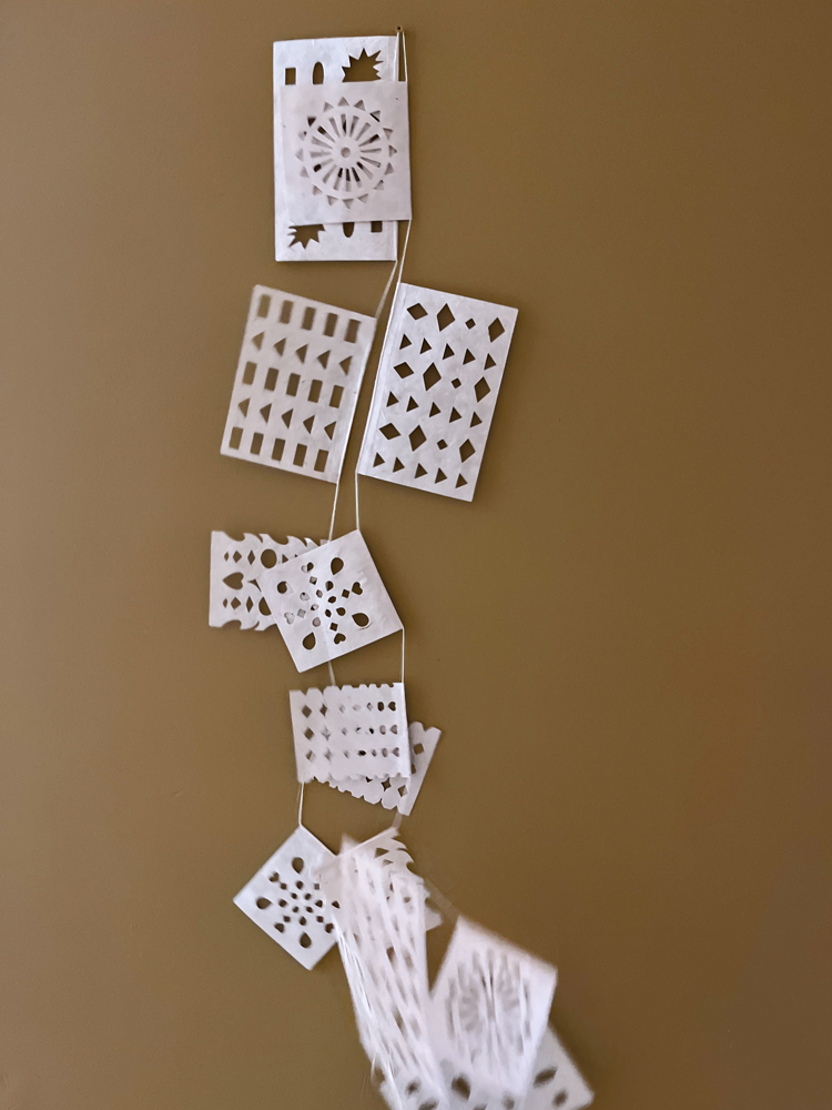 paper garland sukha slinger handgemaakte slinger papieren slinger cover