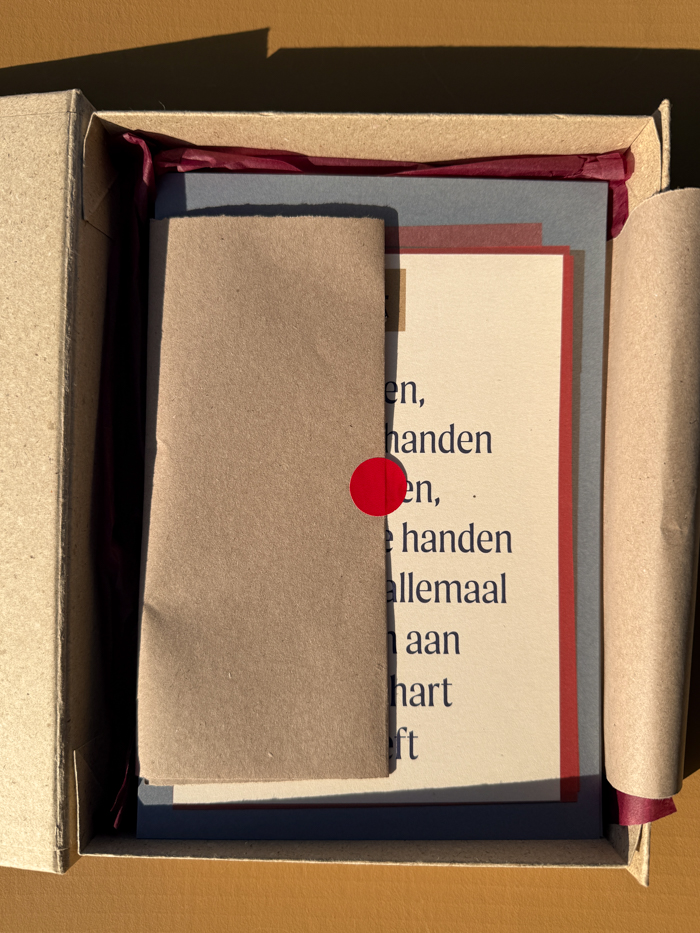 sukha poem lichtpuntjes proost handwerk gift box poem postcards dutch poem sukha cover
