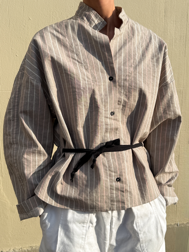 FANT shirt SARA stripe deadstock cotton cover