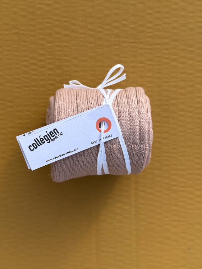 collegien socks organic cotton ribbed socks vieux rose cover