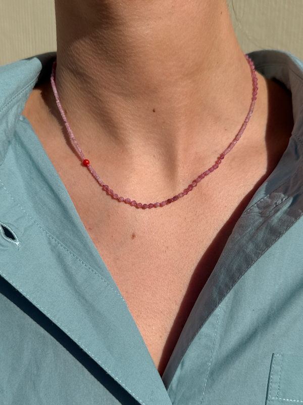 handknot jewellery handmade jewellery amsterdam fairtrade jewellery bien x kem rose model