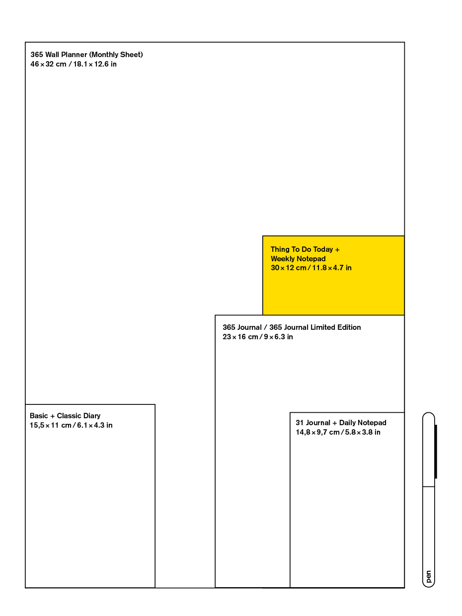 Things To Do Planner year planner no. 2438 dusty pink marjolein delhaas journal rotterdam