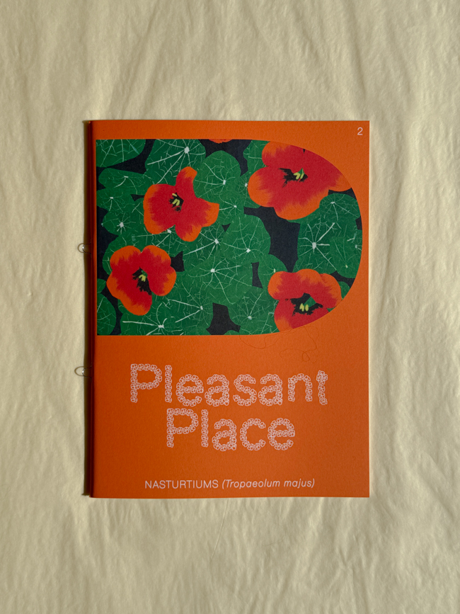 pleasant place magazine publication amsterdam note on gardening & art #2 nasturtiums