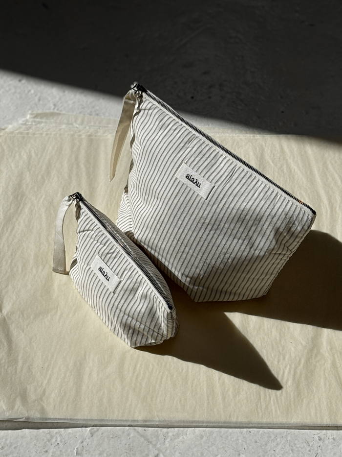 pouch epure mix black cotton nepal aiayu