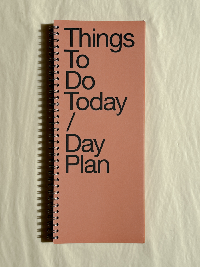 Things To Do Planner year planner no. 2438 dusty pink marjolein delhaas journal rotterdam