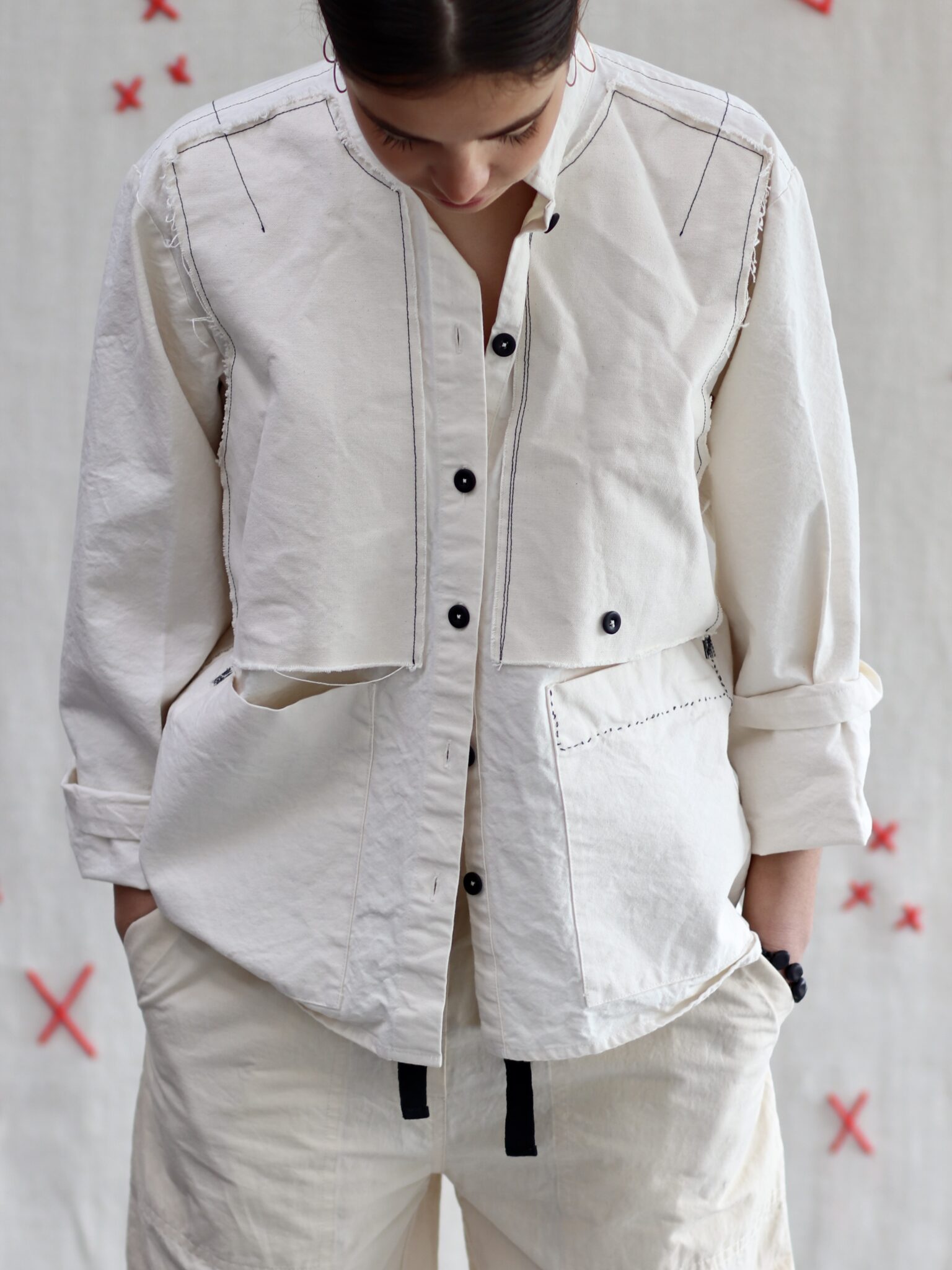 artisan shirt #6 by FANT projects the netherlands coconut deadstock organic cotton atelier sukha slow fashion