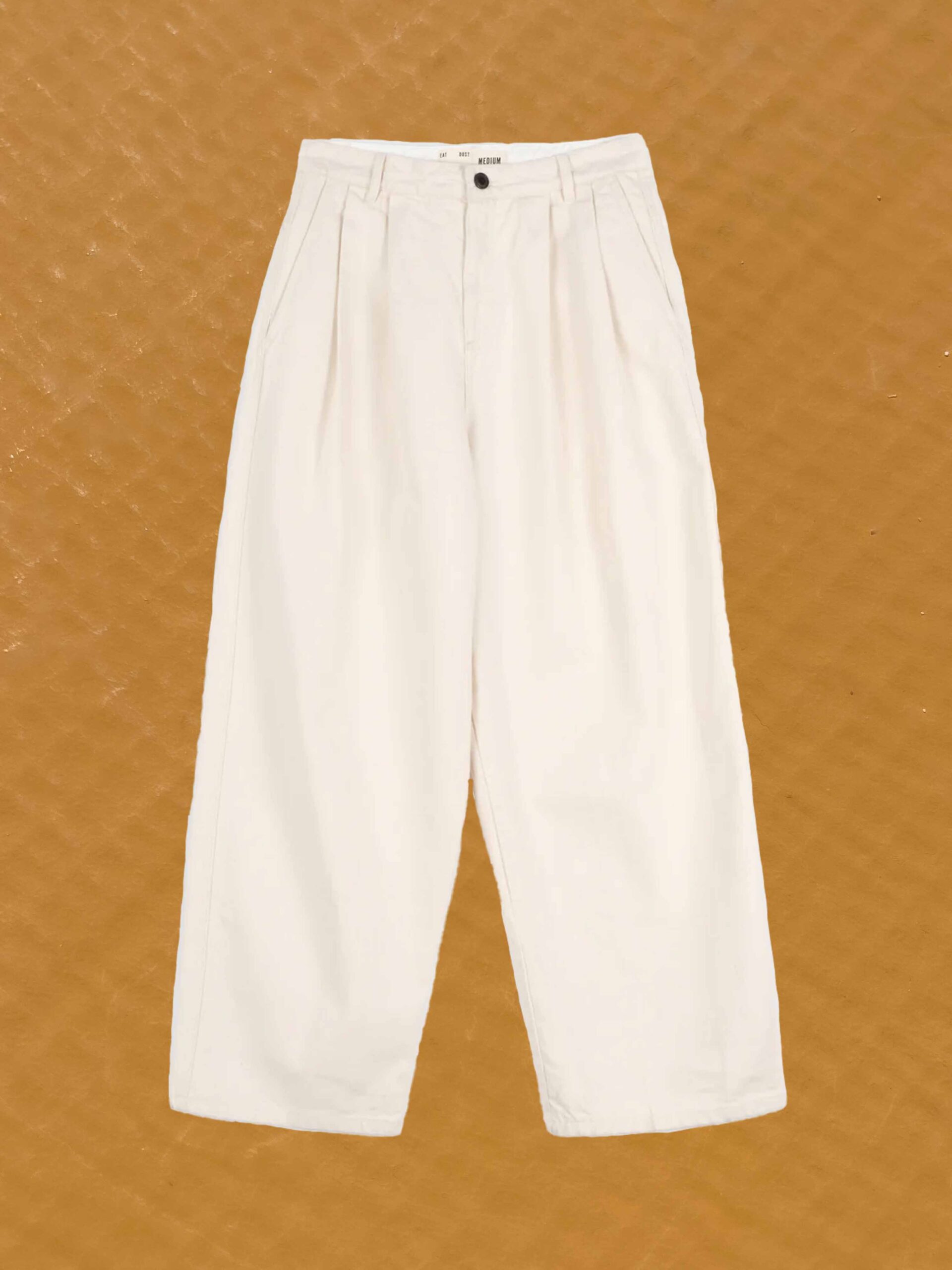 consul pants ecru denim girls of dust eat dust antwerp cotton fair made portugal