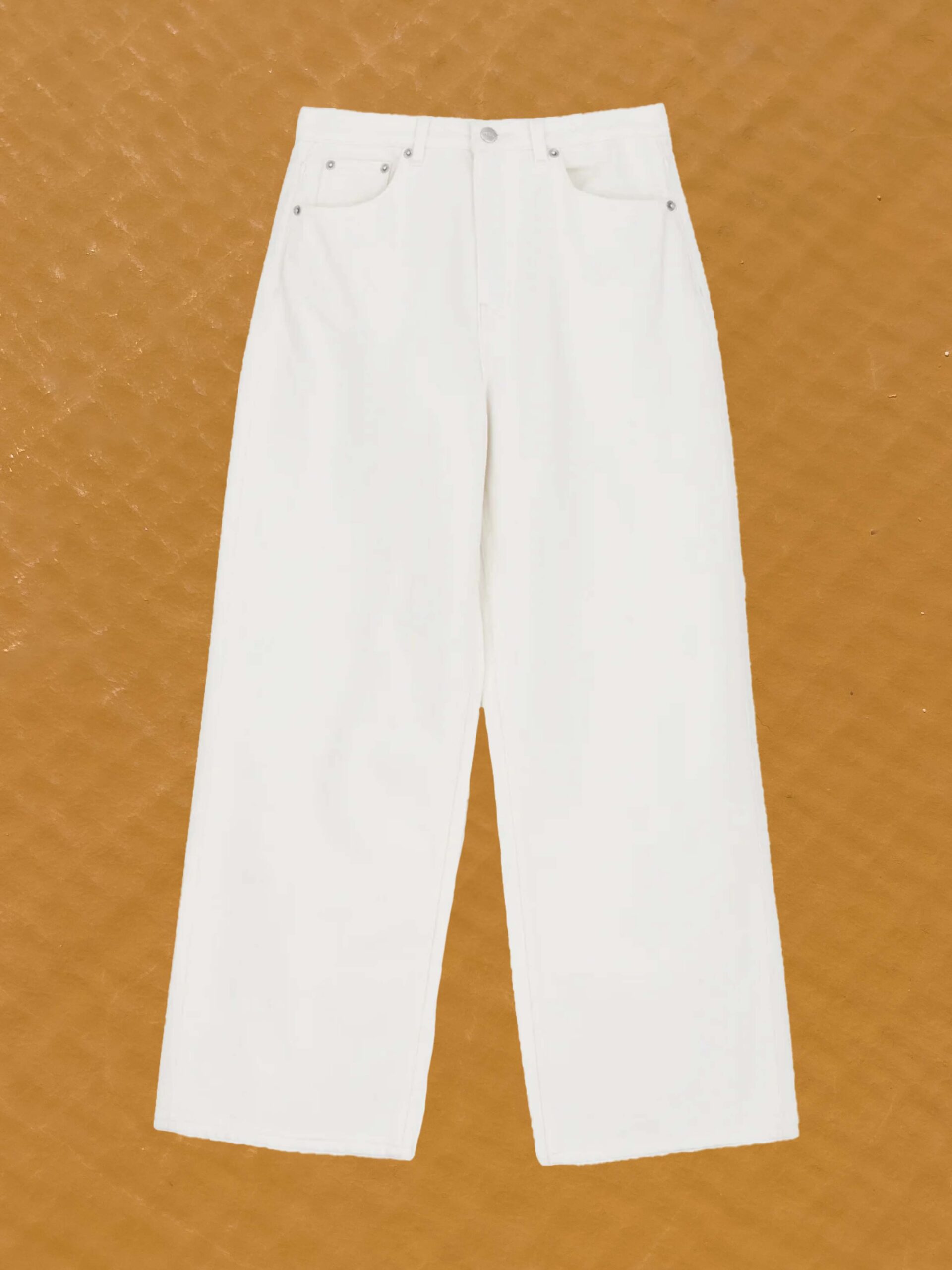 willow wide leg jeans off white denim gots certified cotton skall studio denmark