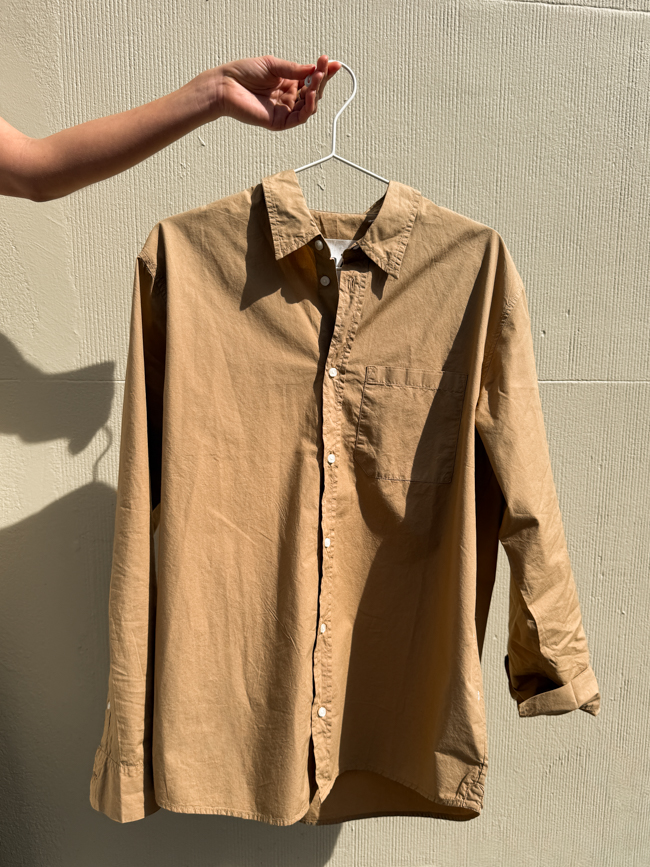 classic shirt dark fawn aiayu shop online packshot cover