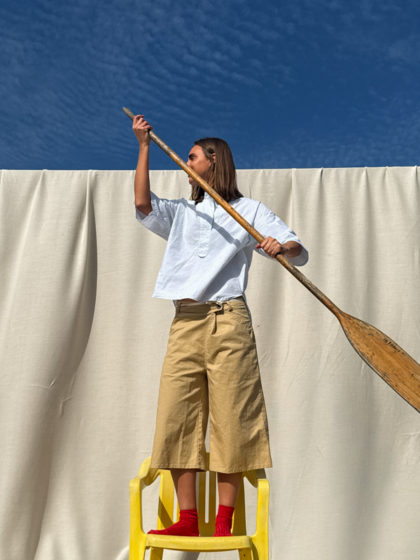 top moena fant shop online stripe shirt cotton total