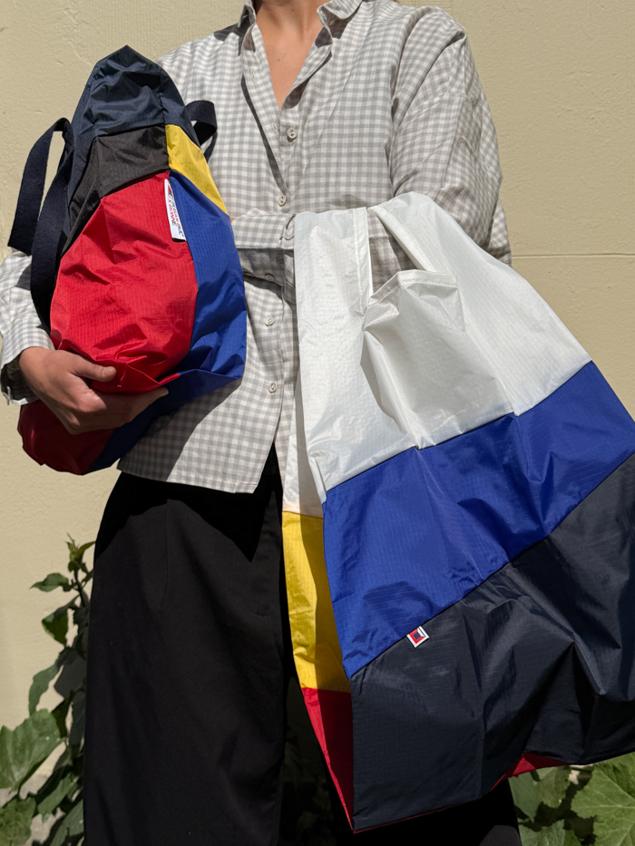 the new shopping bag SUSAN BIJL x Bonne sailor large the new trash bag medium Bonne suits