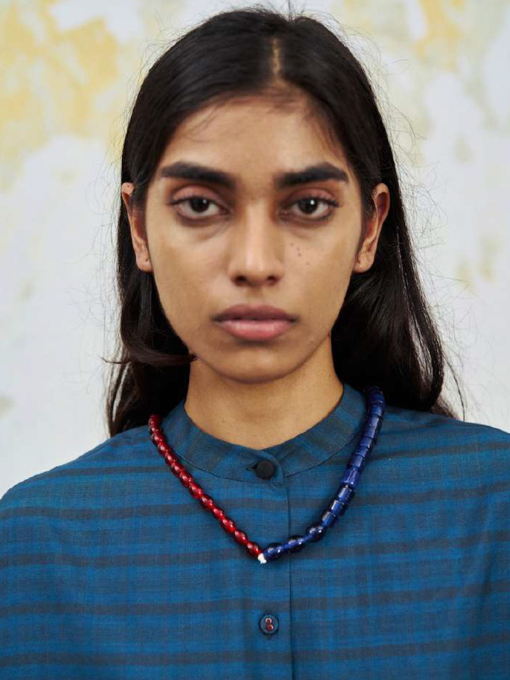 blouse drew teal checks runaway bicycle silk modal india cover