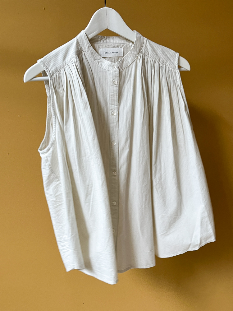 louise top stripe organic cotton india skall studio denmark pack shot