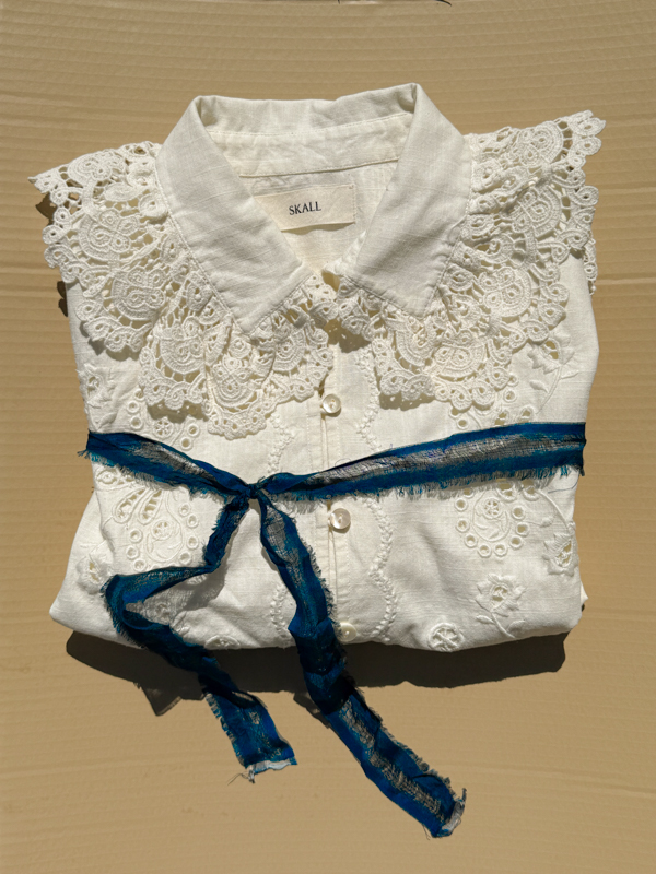 talia blouse shirt organic cotton linen india skall studio denmark antique white pack shot cover