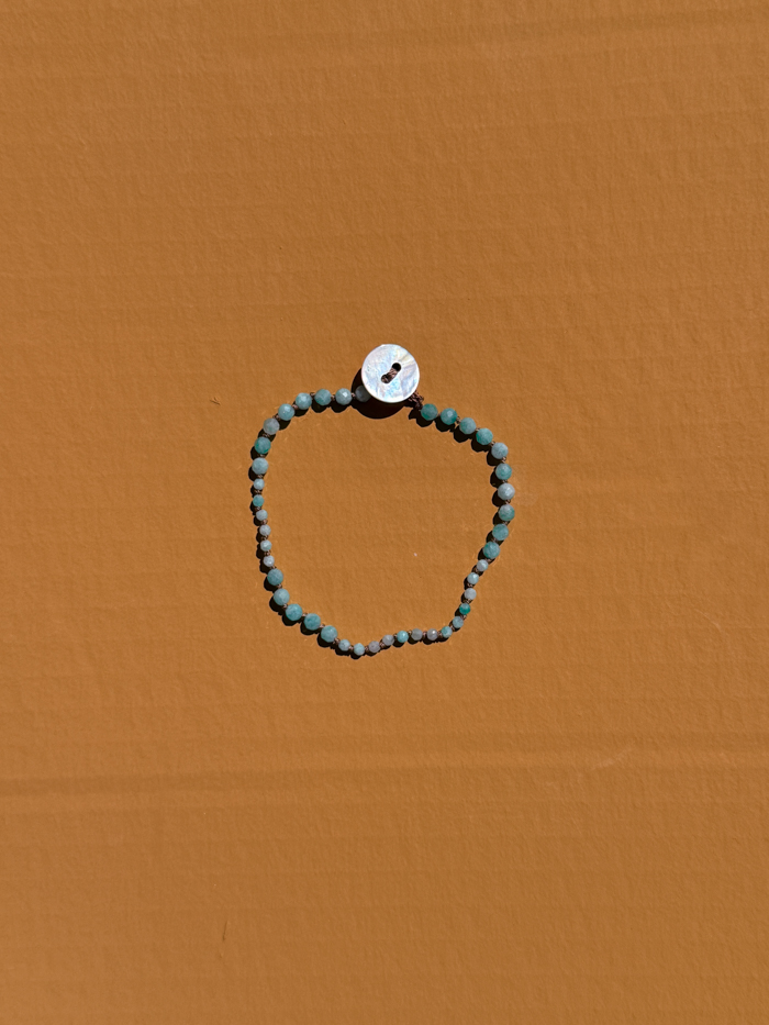 hand knot jewellery handmade jewellery bien x kem bracelet amazonite