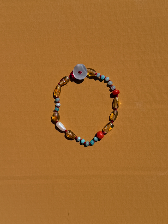 hand knot jewellery handmade jewellery bien x kem bracelet amber