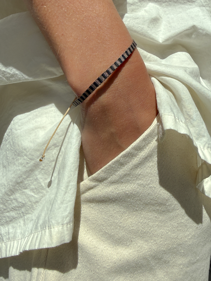 guanabana spain handmade bracelets Bracelet Argentina Thin Vertical Stripe
