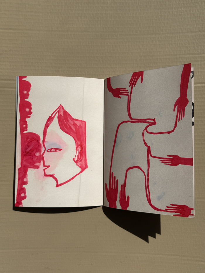 Alexandra Duprez Ce que les yeux dispersent book ok des paris artist book page 1