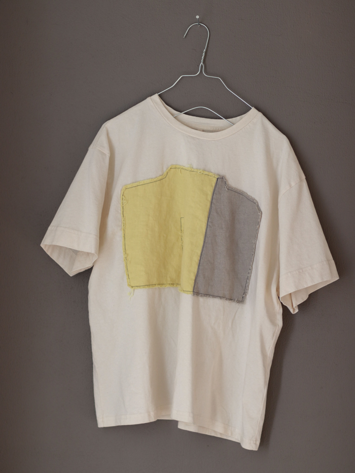tee yellow lois FANT the netherlands organic cotton belgian linen