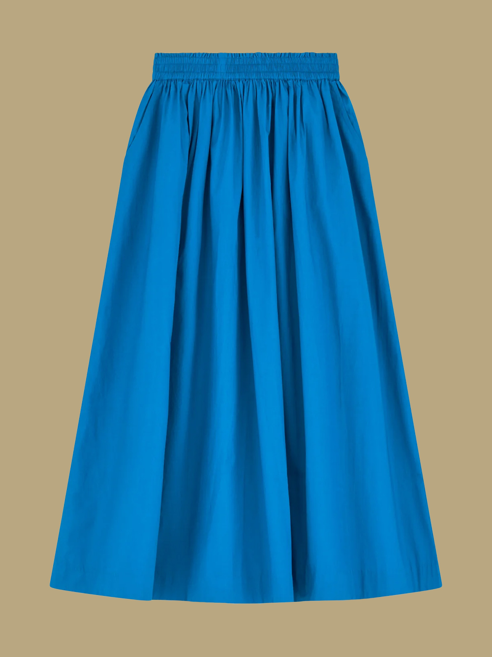 dagny skirt organic cotton india gots certified classic blue skall studio denmark product