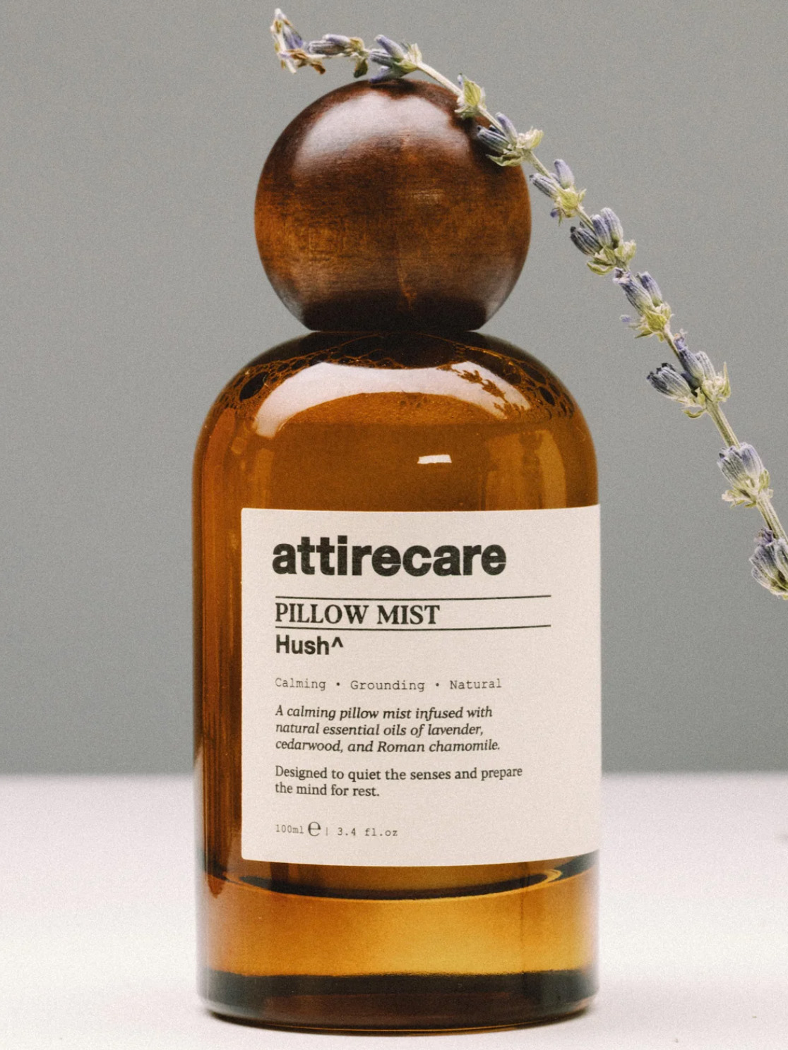pillow mist hush attirecare lavender cedarwood chamomile natural fragrance