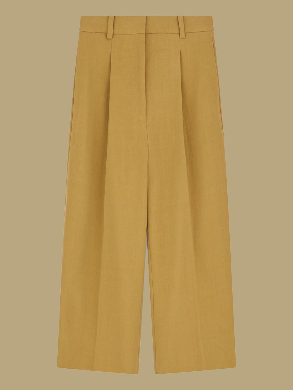 thom trousers green curry organic cotton romania skall studio denmark