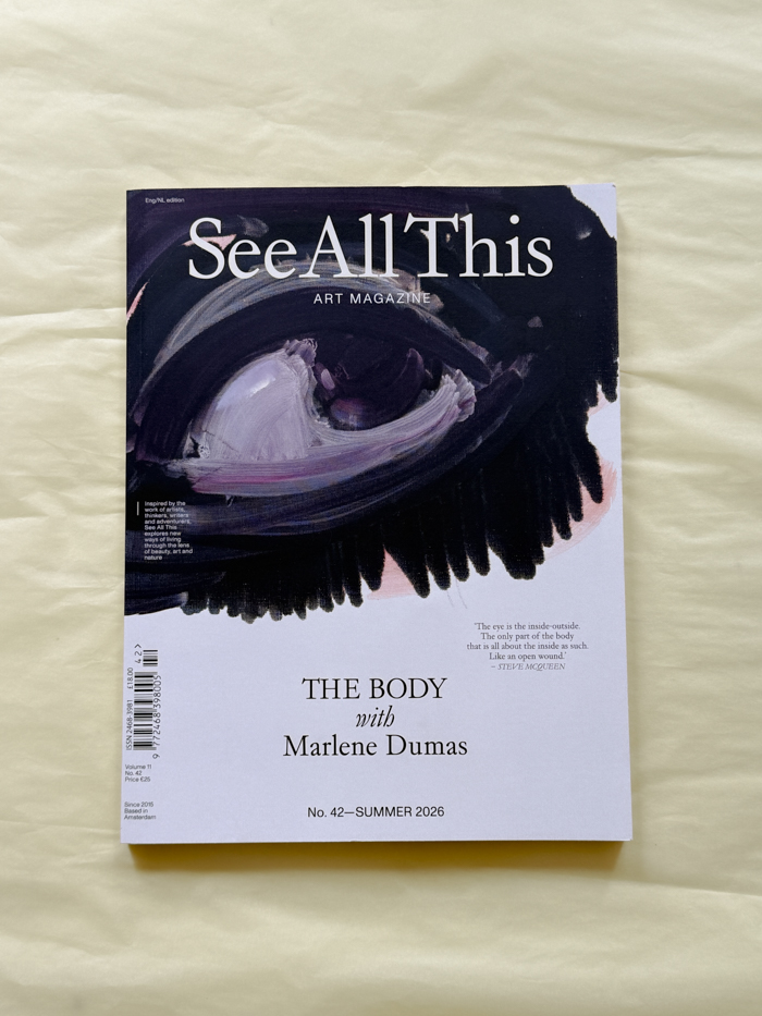 See All This No.42 Summer 2026 The Body with Marlene Dumas See All This Magazine cover