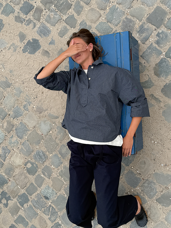 famke shirt blue stripe fant shop online cotton shirt blue shirt