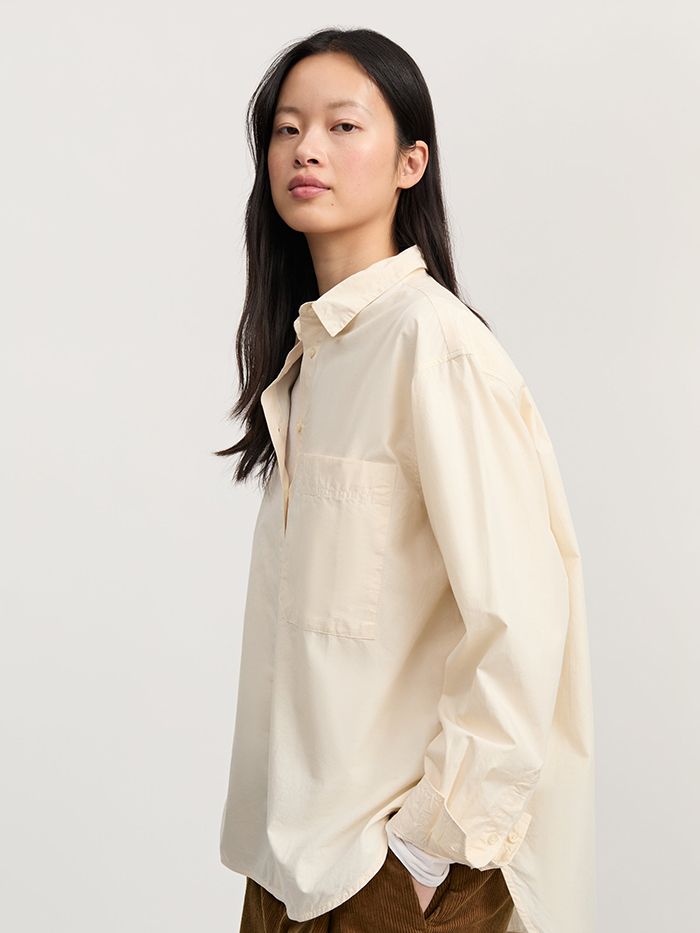 Lynette shirt pure ecru aiayu shop online new collection fw26 cover