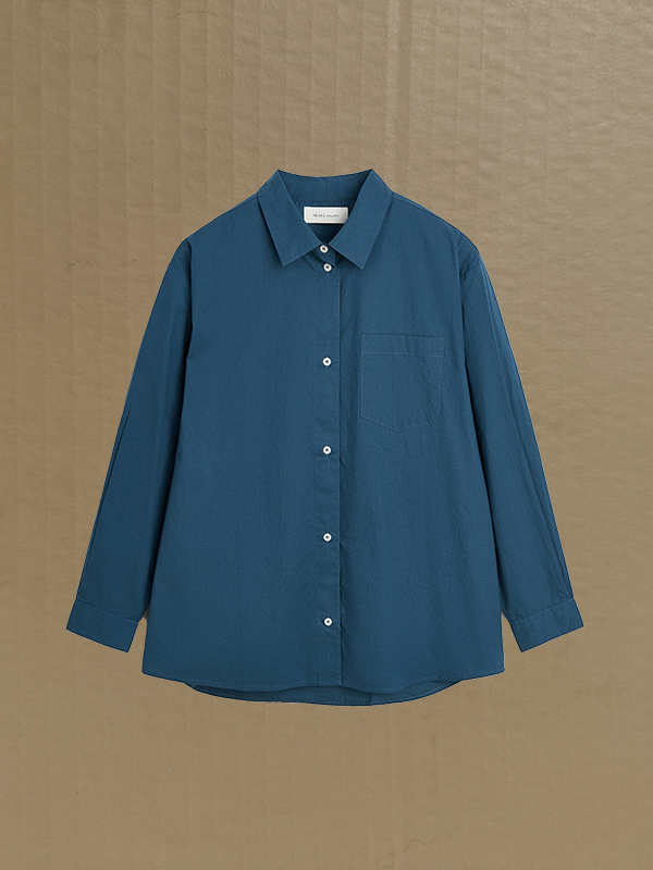 edgar shirt midnight blue skall studio shop online packshot cover