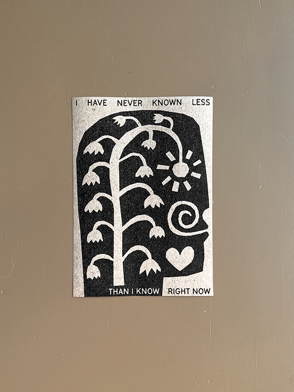 tuyo art I have never know less David Schmitt Barcelona printmaking painter cover