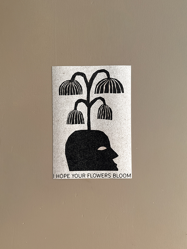tuyo art I hope your flowers bloom David Schmitt Barcelona printmaking painter cover