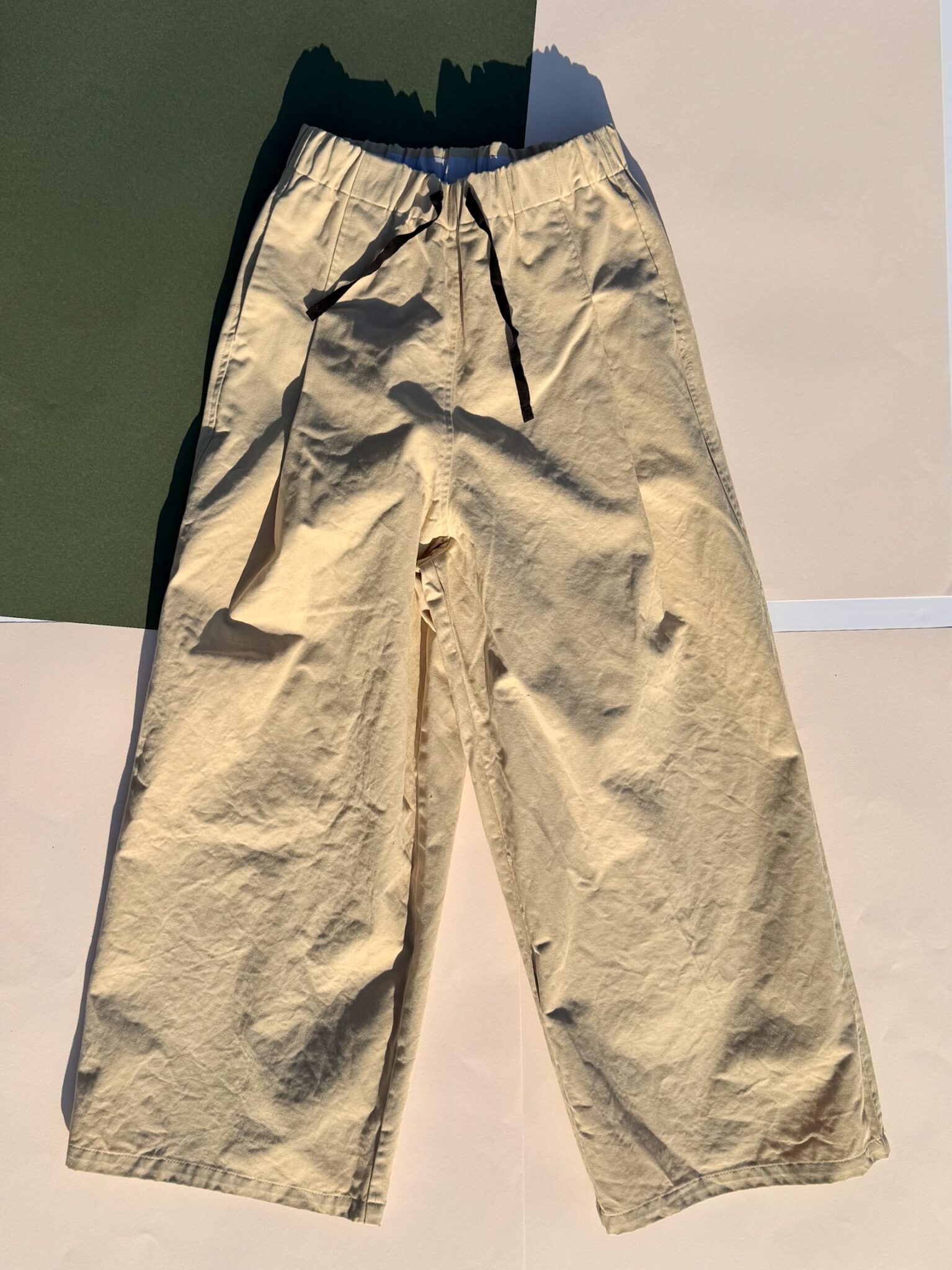 pippa pants fant the netherlands nougat organic deadstock cotton sustainable fashion shop online